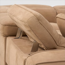 connor light brown sectional   