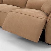connor light brown sectional   