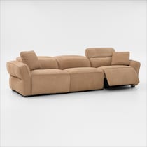 connor light brown sofa   
