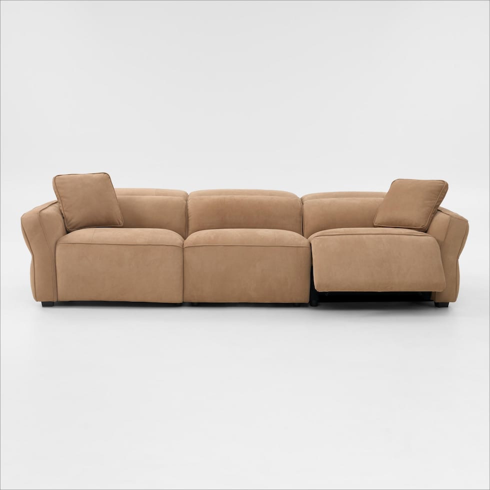 connor light brown sofa   