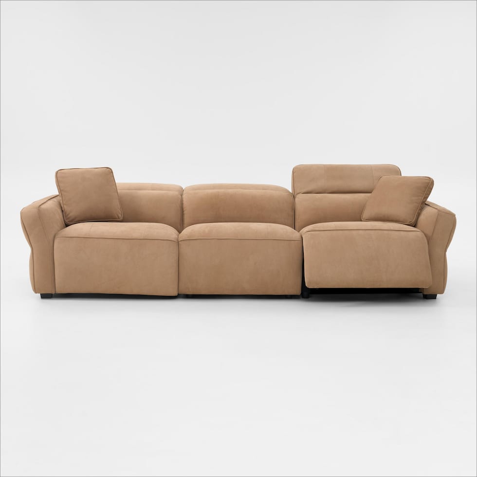 connor light brown sofa   