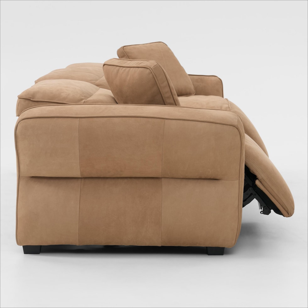 connor light brown sofa   