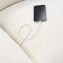 connor white sofa   