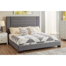 conrad gray king bed   