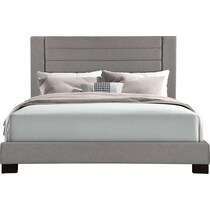 conrad gray king bed   