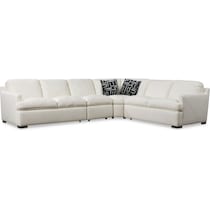conroy white  pc sectional   