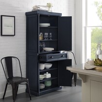 conway blue kitchen pantry   