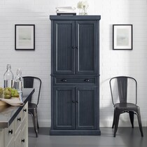 conway blue kitchen pantry   