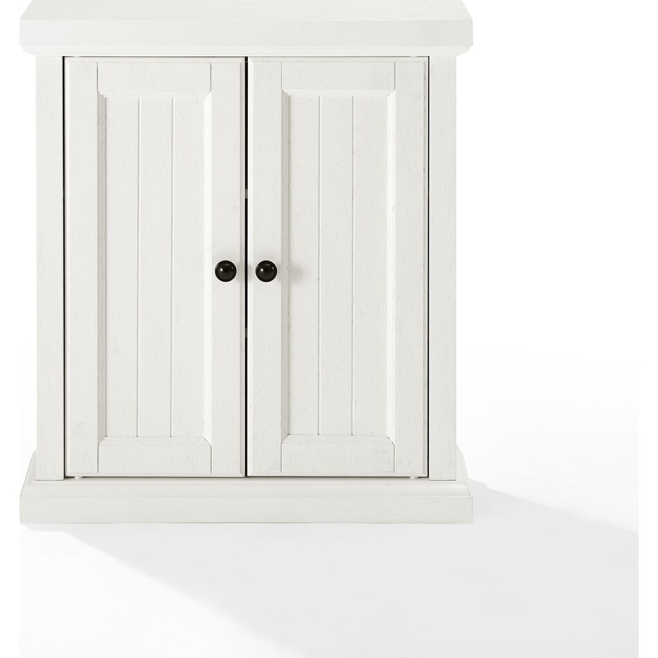 conway white bathroom cabinet   