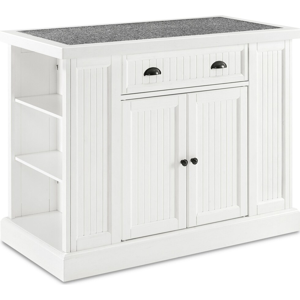conway white kitchen island   
