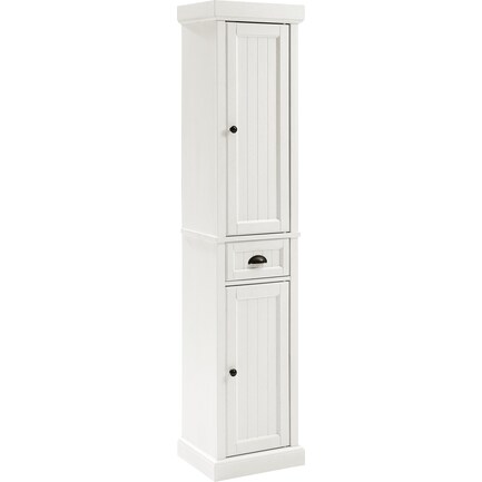 Conway Tall Linen Cabinet - White