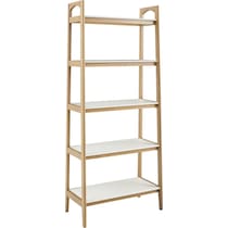 copa light brown bookcase   