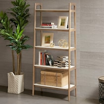 copa light brown bookcase   