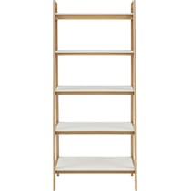 copa light brown bookcase   