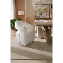 copeland white dining chair   