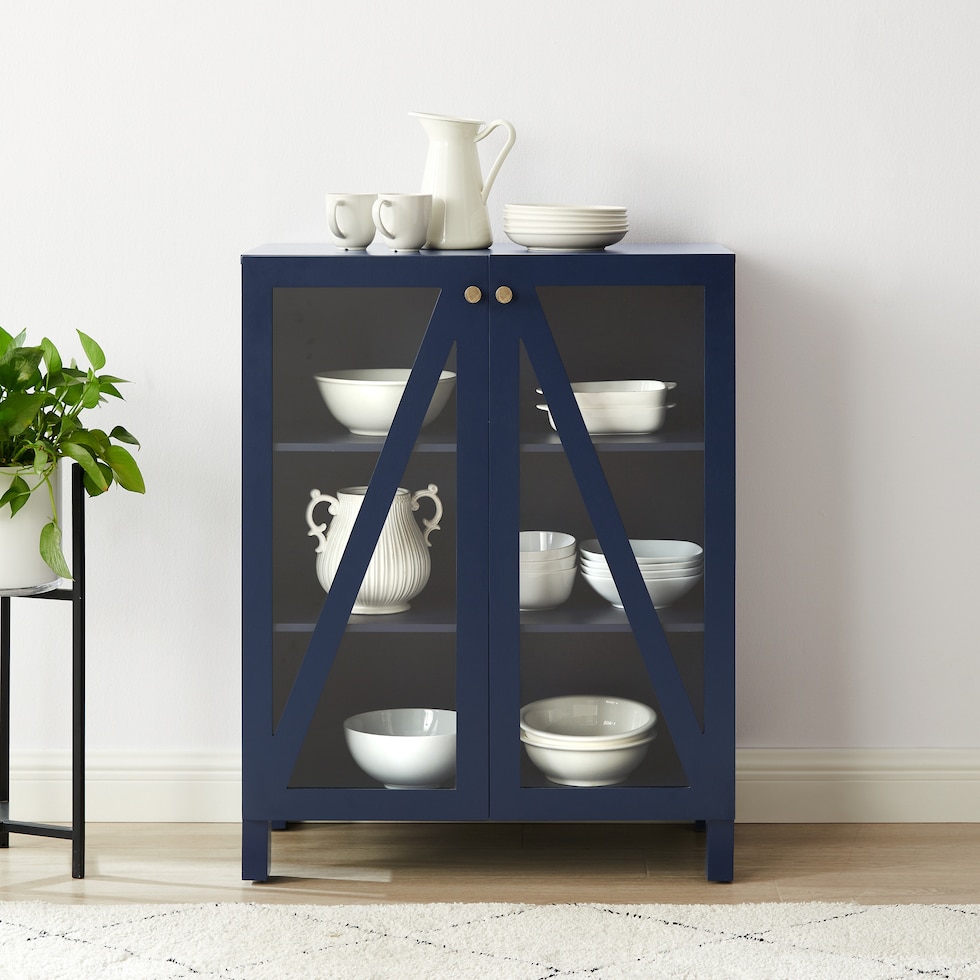 cora blue kitchen pantry   