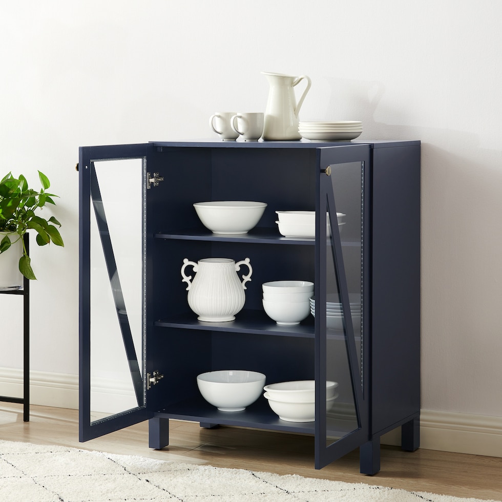 cora blue kitchen pantry   