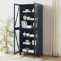 cora blue kitchen pantry   