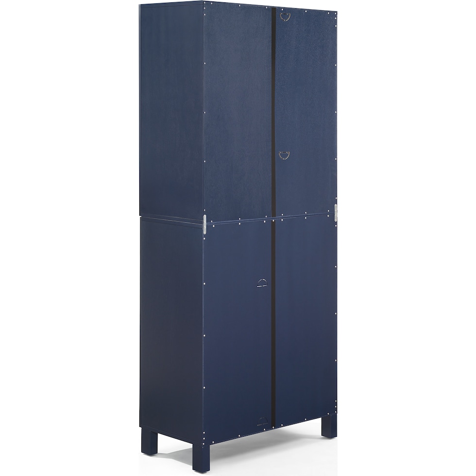 cora blue kitchen pantry   