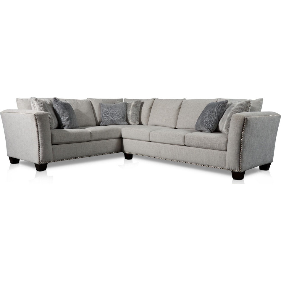 cora gray  pc sectional   