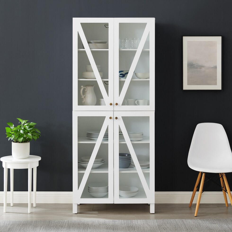 cora white kitchen pantry   