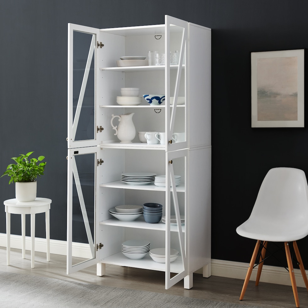 cora white kitchen pantry   