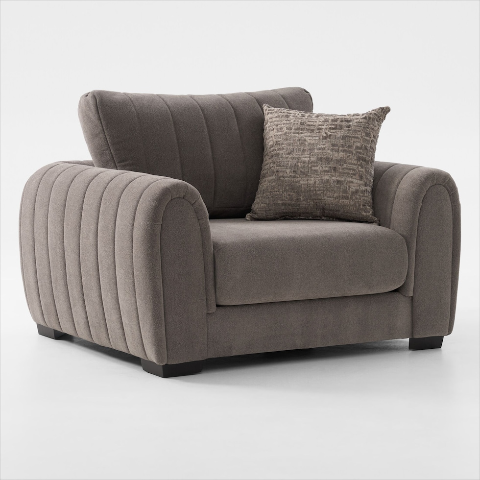 coral dark brown chair   