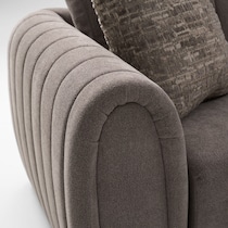 coral dark brown sectional   