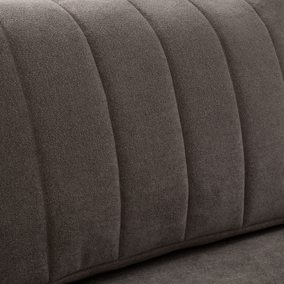 coral dark brown sectional   