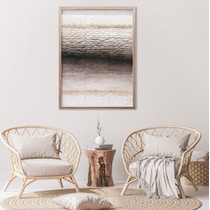 coral gray wall art   