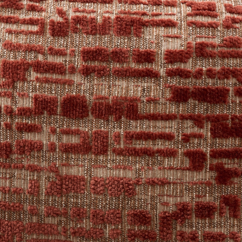 coral orange sectional   