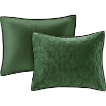 coraline green king california king bedding set   