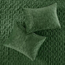 coraline green king california king bedding set   