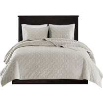 coraline neutral king california king bedding set   