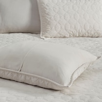 coraline neutral king california king bedding set   