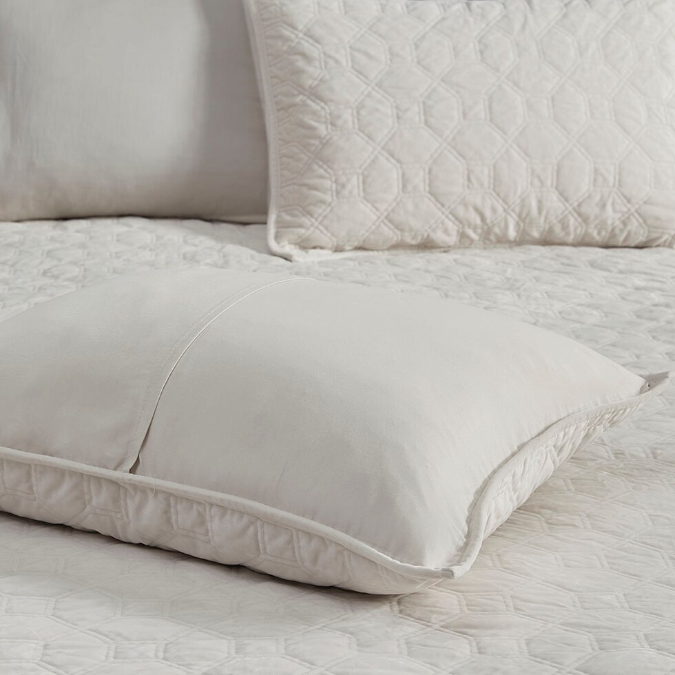 coraline neutral king california king bedding set   