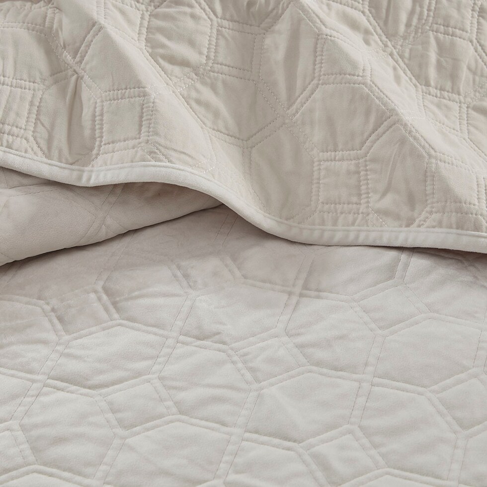 coraline neutral king california king bedding set   