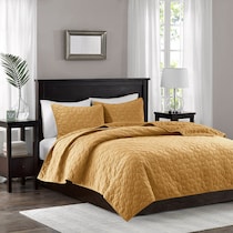 coraline yellow full queen bedding set   