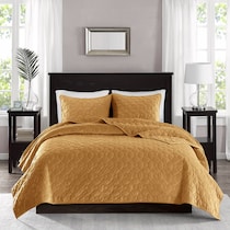coraline yellow full queen bedding set   