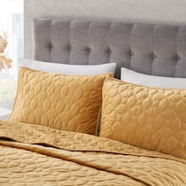 coraline yellow full queen bedding set   