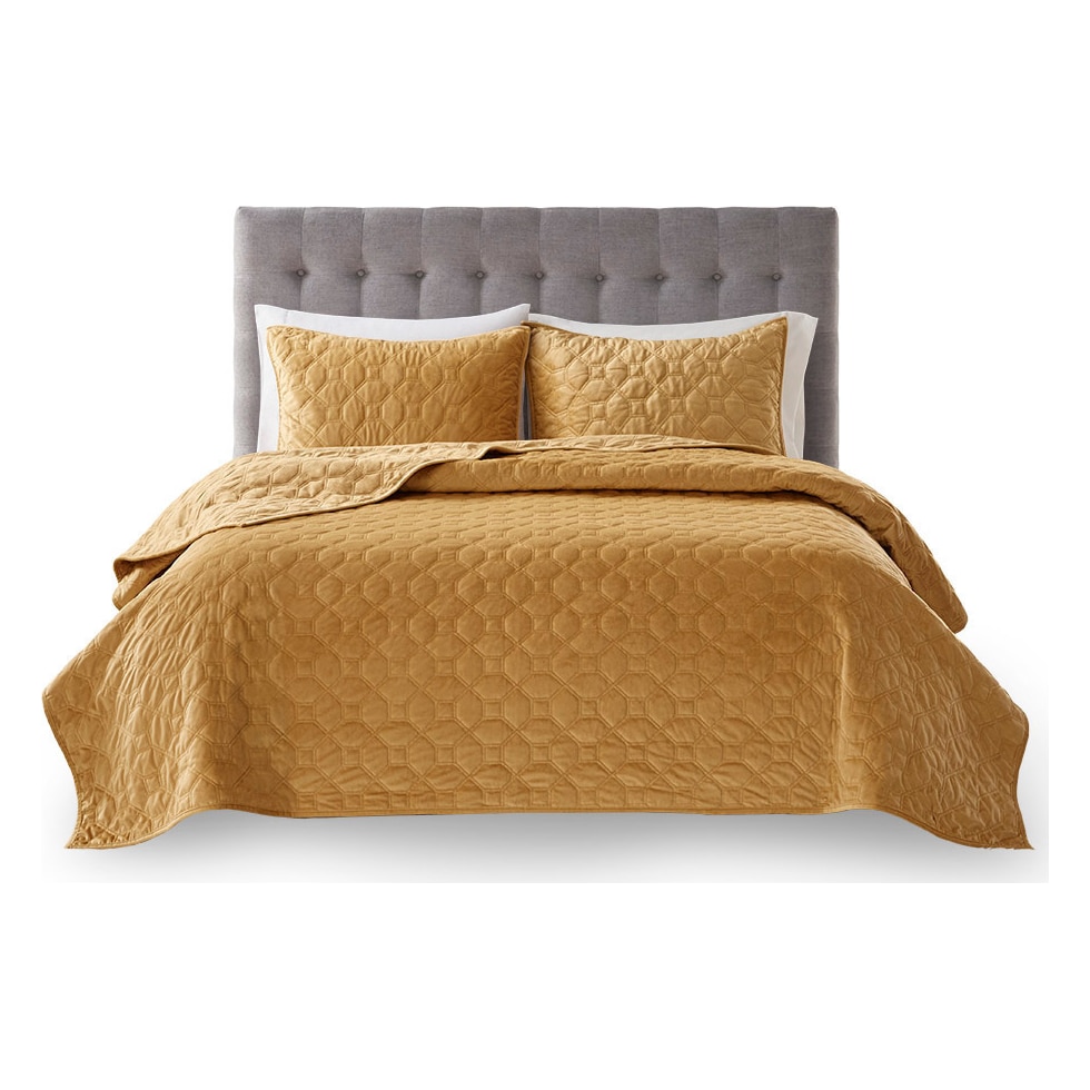 coraline yellow full queen bedding set   