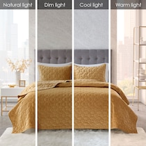 coraline yellow full queen bedding set   