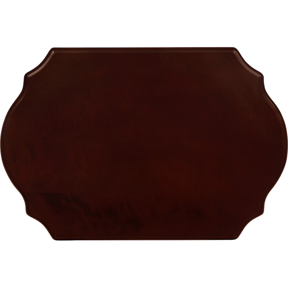 cordelia dark brown tray table   