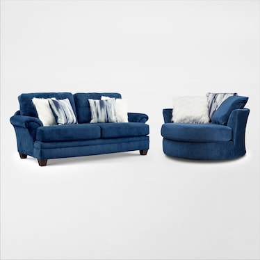 Cordelle Sofa and Swivel Chair Set