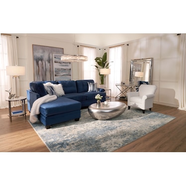 Cordelle 2-Piece Sectional and Ottoman Set