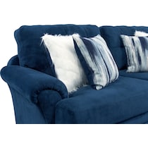 cordelle blue sofa   
