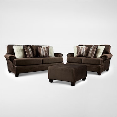 Cordelle Sofa, Loveseat, and Ottoman Set