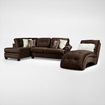 cordelle dark brown  pc living room   
