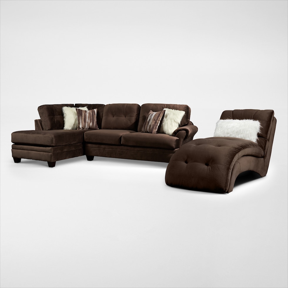 cordelle dark brown  pc living room   