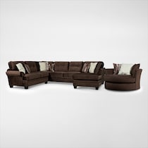 cordelle dark brown  pc living room   